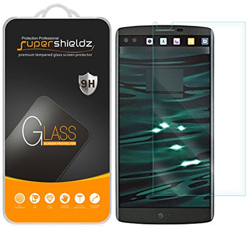 Supershieldz (2 Pack) for LG V10 Tempered Glass Screen Protector, Anti Scratch, Bubble Free