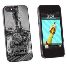 Load image into Gallery viewer, Steam Engine Locomotive Train Snap On Hard Protective Case for Apple iPhone 5 5S - Black
