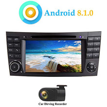 Load image into Gallery viewer, XISEDO Android 8.1.0 in-Dash 7&quot; Car Stereo Autoradio 4-Core Head Unit Sat Nav Car GPS Navigation with DVD Player for Mercedes-Benz E-W211/E200/E220/E240/E270/E280 (with DVR)
