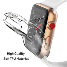 Load image into Gallery viewer, Julk Series 2 42mm Case for Apple Watch Screen Protector, iWatch Overall Protective Case TPU HD Clear Ultra-Thin Cover for Apple Watch Series 2 (42mm)
