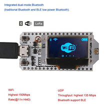 Load image into Gallery viewer, HiLetgo ESP32 LoRa SX1278 0.96 inch OLED Display Development Board WiFi Bluetooth Dual Core 240MHz CP2102 and 433/470MHz Antenna for Arduino Smart WiFi LoRa 32
