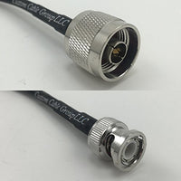 12 inch RG188 N Male to BNC Male Pigtail Jumper RF coaxial Cable 50ohm Quick USA Shipping
