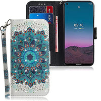 EMAXELER Samsung Galaxy J6 Case 3D Creative Cartoon Pattern PU Leather Flip Wallet Case Kickstand Credit Cards Slot Stand Case Cover for Samsung Galaxy J6 Mandala Flower TX.