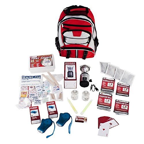 Guardian Survival Multi-Pocket Hiker's Backpack Family Blackout Emergency Kit, Camo