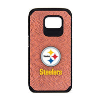 NFL Pittsburgh Steelers Classic Football Pebble Grain Feel Samsung Galaxy S6 Case, Brown
