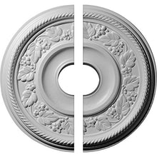 Load image into Gallery viewer, Ekena Millwork CM16TY2-03500 Tyrone Ceiling Medallion, 16 1/8&quot;OD x 3 1/2&quot;ID x 3/4&quot;P (Fits Canopies up to 6 3/4&quot;), Factory Primed
