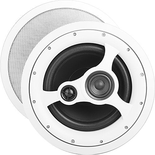OSD Audio 10 in-Ceiling Speaker  150W Stereo System, Pivoting Tweeter, ICE1080HD