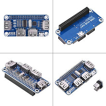Load image into Gallery viewer, USB to UART Expansion Board, 4 Ports USB HUB for Raspberry Pi B+ / 2B / 3B / Zero / Zero W, PC Computer DIY Tools Replacement Parts
