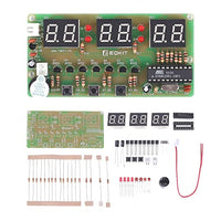 Soldering Project Clock, Icstation 6-Bit Digital Clock Soldering Kit DIY Soldering Practice for School Science Projects Student STEM Learning Teaching
