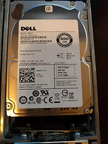 Dell 7T0DW 600GB 10K SAS 2.5 6G ST9600204SS