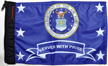 Load image into Gallery viewer, Forever Wave Air Force Served with Pride Flag
