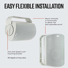 Load image into Gallery viewer, Polk Audio Atrium 6 Outdoor All-Weather Speakers with Bass Reflex Enclosure (Pair, White) | Broad Sound Coverage | Speed-Lock Mounting System
