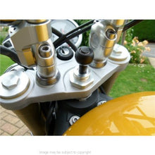 Load image into Gallery viewer, 15-17mm Motorcycle Fork Stem Yoke Mount with 3 Prong Adapter fits Interphone Cases
