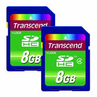 Ricoh XG-1 Digital Camera Memory Card 2 x 8GB (SDHC) Secure Digital High Capacity Class 4 Flash Cards - Pack of 2