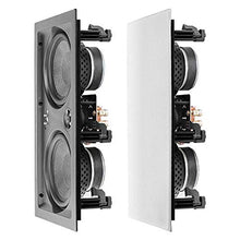 Load image into Gallery viewer, OSD in Wall LCR Center Channel Trimless Speaker 6.5&quot; Dual Carbon Woofers &amp; Aluminum Tweeter, 3db Contour Switch Single IW650 LCR
