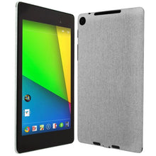 Load image into Gallery viewer, Skinomi Brushed Aluminum Full Body Skin Compatible with Google Nexus 7 (2013, 2nd Gen, WiFi Version)(Full Coverage) TechSkin with Anti-Bubble Clear Film Screen Protector
