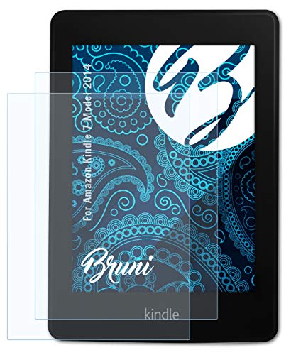 Bruni Screen Protector Compatible with Amazn Kindl 7 Model 2014 Protector Film, Crystal Clear Protective Film (2X)