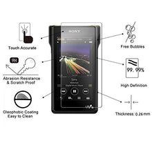 Load image into Gallery viewer, 2 PCS Tempered Glass Screen Protector for Sony NW-WM1A/NW-WM1Z, LFOTPP 9H Hard Scratch-resistant ROUND EDGE Protective Film for Sony NW-WM1A/NW-WM1Z
