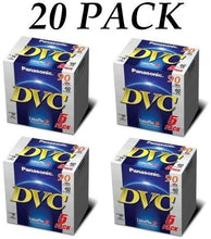 Load image into Gallery viewer, Panasonic DVM60EJ20P MiniDV Tapes for all MiniDV Cam - 20 Pack
