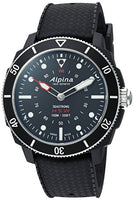Alpina Men's AL-282LBB4V6 Horological Smart Watch Analog Display Quartz Black Watch