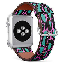 Load image into Gallery viewer, S-Type iWatch Leather Strap Printing Wristbands for Apple Watch 4/3/2/1 Sport Series (42mm) - Beautiful Textures of Leopard
