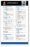 Lowrance Airmap 500 Qref Card Checklist (Qref Avionics Quick Reference)