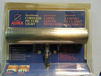 Aura Ultra-Efficient Antique Brass Cordless Picture Light Lamp