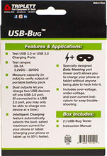 Load image into Gallery viewer, Triplett USB-Bug Dual-Output, Inline USB-A Tester with Data Masking Port (USB-BUG)
