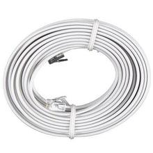 Load image into Gallery viewer, Permo 100 Feet White Telephone Extension Cord Cable Line Wire
