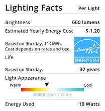 Load image into Gallery viewer, Sunco Lighting 10 Pack 4 Inch LED Recessed Downlight, Smooth Trim, Dimmable, 11W=60W, 3000K Warm White, 660 LM, Damp Rated, Simple Retrofit Installation - UL + Energy Star
