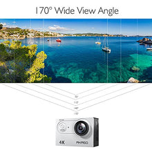 Load image into Gallery viewer, AKASO EK7000 4K30FPS Action Camera Ultra HD Underwater Camera 170 Degree Wide Angle 98FT Waterproof Camera Silver
