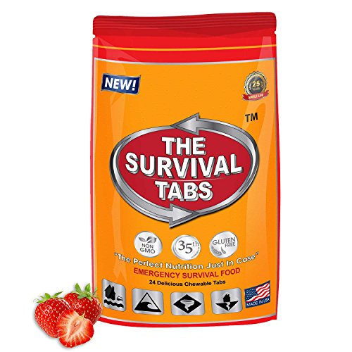 Rogue Emergency Survival Ration Gluten Free and Non-GMO 25 Years Shelf Life - Strawberry Flavor