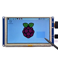 GeeekPi 5 inch HDMI Monitor LCD Resistive Touch Screen 800x480 LCD Display USB Interface for Raspberry Pi 4 Model B, Pi 3/2 Model B/B+ & Banana Pi (Plug and Play Free Driver)