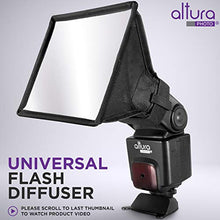 Load image into Gallery viewer, (3 Pack) Flash Diffuser Light Softbox by Altura Photo (Universal, Collapsible with Storage Pouch) for Canon, Yongnuo and Nikon Speedlight
