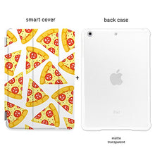 Load image into Gallery viewer, CasesByLorraine Apple New iPad 9.7&quot; (2017) Case, Pizza Slice Pattern Cute Smart Cover for New iPad 9.7 inch (2017) with auto Sleep &amp; Wake Function - P89
