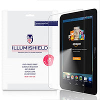 iLLumiShield Screen Protector Compatible with Verizon Ellipsis 10 (2015)(2-Pack) Clear HD Shield Anti-Bubble and Anti-Fingerprint PET Film