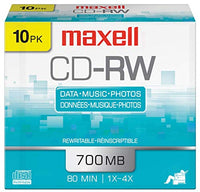 Max630011   Maxell Cd Rw Discs