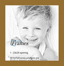 Load image into Gallery viewer, 23x24 Classic Gold/El Dorado Custom Mat for Picture Frame with 19x20 Opening Size (Mat Only, Frame NOT Included)
