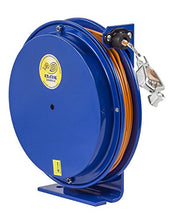 Load image into Gallery viewer, Coxreels EZ-SD-75-1 Safety Series Spring Rewind Static Discharge Cord Reel: 75&#39; cord, stainless steel cord
