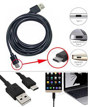 Load image into Gallery viewer, 6 Feet/2M High Speed USB 3.1 Reversible Sync Data Charging Cable Cord Wire for Motorola Moto Z Force Droid XT1650M Cellphone
