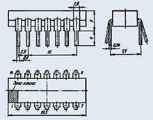 Load image into Gallery viewer, S.U.R. &amp; R Tools IC/Microchip K555TM2 Analogue SN74LS74, SN74LS74N USSR 25 pcs
