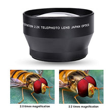 Load image into Gallery viewer, Acouto Camera Lens Extender, 67MM 2.2X Camera Teleconverter Telephoto Lens Universal for SLR Cameras and Digital Cameras
