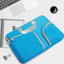 Load image into Gallery viewer, Chromebook Case, HESTECH 13-13.3 Neoprene Laptop Sleeve Case with Handle for 13&quot; MacBook Air Pro iPad Pro 12.9 Surface Book Pro3/Pro4 Chromebook 13, Blue
