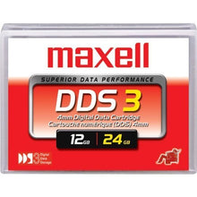 Load image into Gallery viewer, Tape Backup-Maxell 1PK DDS3 DAT 4MM 125M 12/24GB TAPE CARTRIDGE
