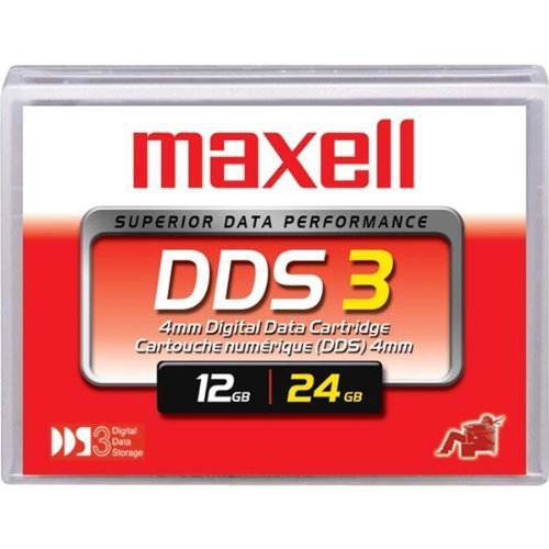 Tape Backup-Maxell 1PK DDS3 DAT 4MM 125M 12/24GB TAPE CARTRIDGE
