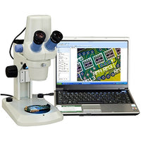 OMAX 1.3MP Digital 10X - 45X Zoom Stereo Microscope with Dual LED Lights