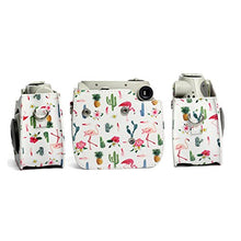 Load image into Gallery viewer, Ngaantyun Flamingo Shoulder Carrying Protective Case for Fujifilm Instax Mini 7S 7C Instant Camera, with Adjustable Strap - Cactus

