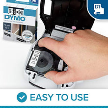 Load image into Gallery viewer, Dymo D1 Standard Labelling Tape 12mm x 7m - White on Black
