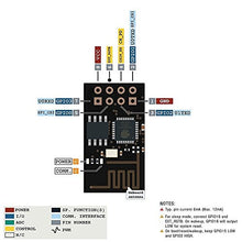 Load image into Gallery viewer, KEYESTUDIO 3.3V 2Pcs ESP8266 ESP-01 ESP01 WiFi Wireless Serial Transceiver Receiver Module Starter Kit for Arduino R3 Raspberry Pi Project
