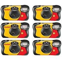 6 X FunSaver Disposable Camera with Flash 800 ISO